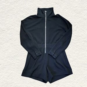 Varley Black Jumpsuit with Zipper